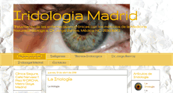 Desktop Screenshot of iridologiamadrid.com